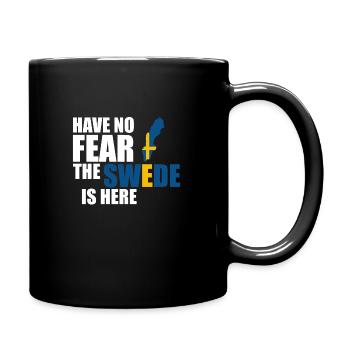 Schwede - Tasse einfarbig - Schwarz - Rechts