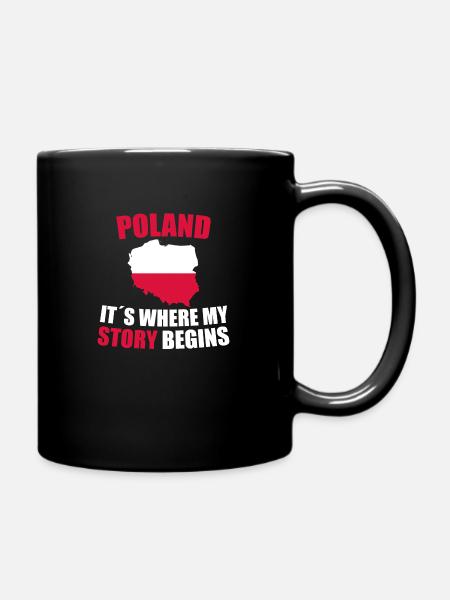 Poland - Full Colour Mug - black