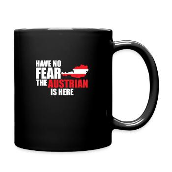 Austria - Full Colour Mug - black - Right