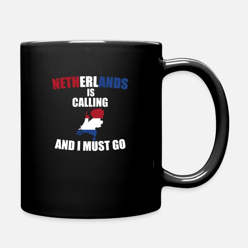 Pays-Bas - Mug uni - noir