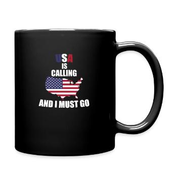 United States - Full Colour Mug - black - Right