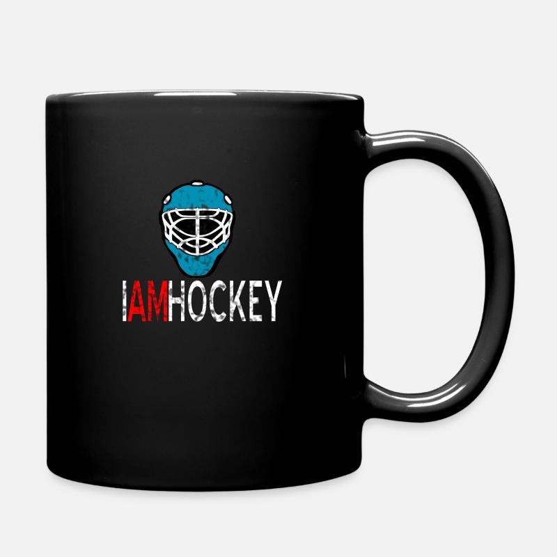 hockey - Mug uni - noir