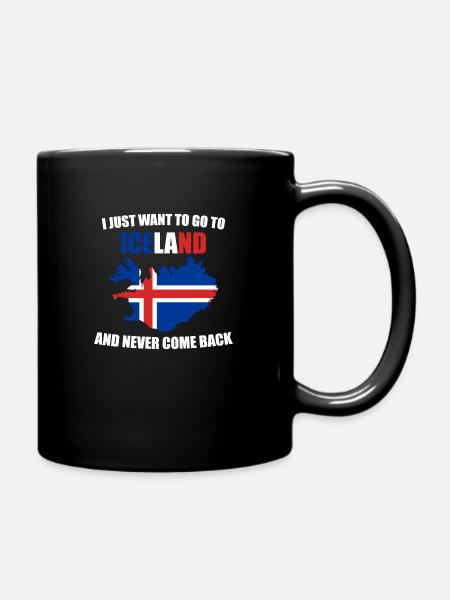 Islande - Mug uni - noir