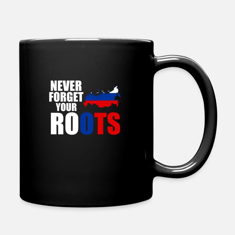 Russland - Tasse einfarbig - Schwarz