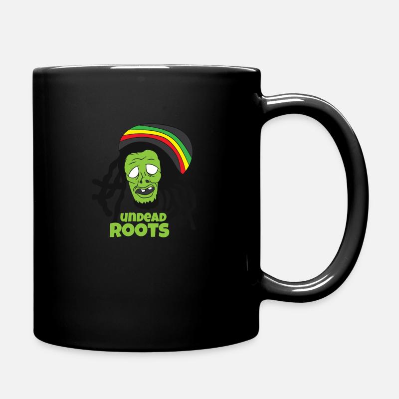 Reggae zombie - Full Colour Mug - black