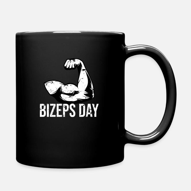 Biceps Day Workout Gym Entraînement - Mug uni - noir