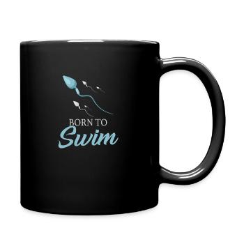Nageurs nageurs - Mug uni - noir - Droite