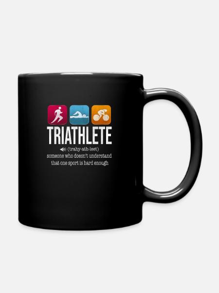 triathlète - Mug uni - noir