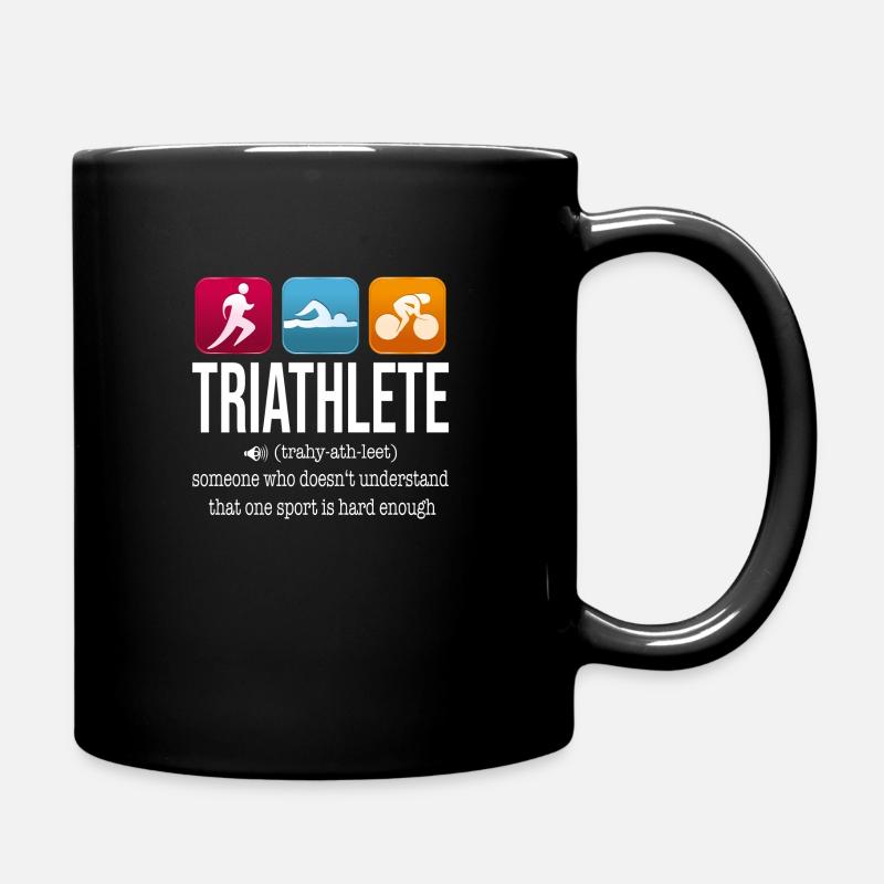 Triathlon Triathlon - Mug uni - noir