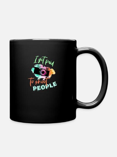 Fotograf Fotografie - Tasse einfarbig - Schwarz