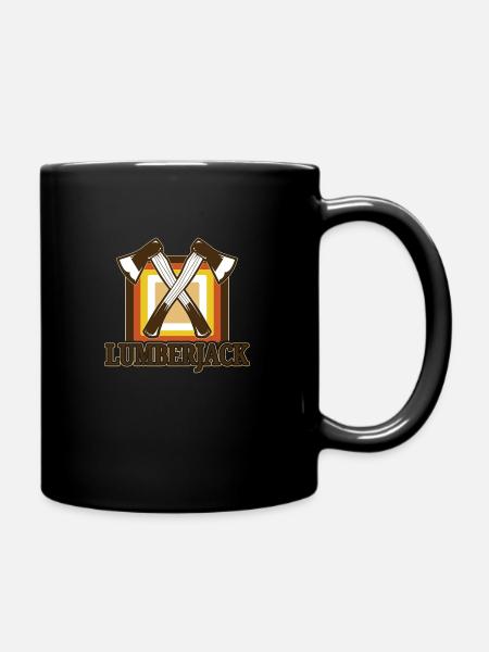 Lumberjack Lumberjack Lumberjack Menuisier - Mug uni - noir