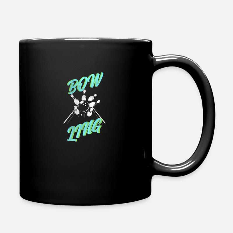 Boule de bowling bowling bowling grève de bowling - Mug uni - noir