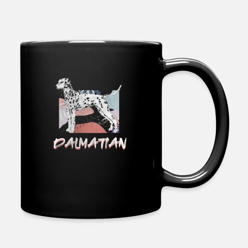 Dalmatiner Hunderasse Hundeliebe Hundebesitzer - Tasse einfarbig - Schwarz