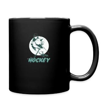 Hockey sur glace Hockey Player Hockey Hockey sur glace - Mug uni - noir - Droite