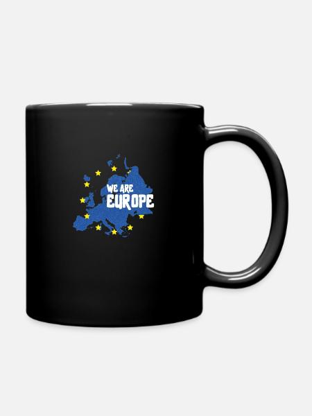 WE ARE EUROPE - Nous sommes le cadeau de l’Europe - Mug uni - noir