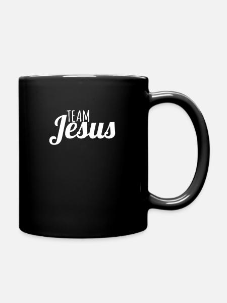 team jesus - Tasse einfarbig - Schwarz