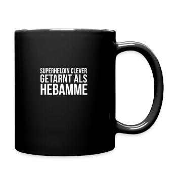 Sage-femme cadeau sage-femme T-shirts Renard - Mug uni - noir - Droite