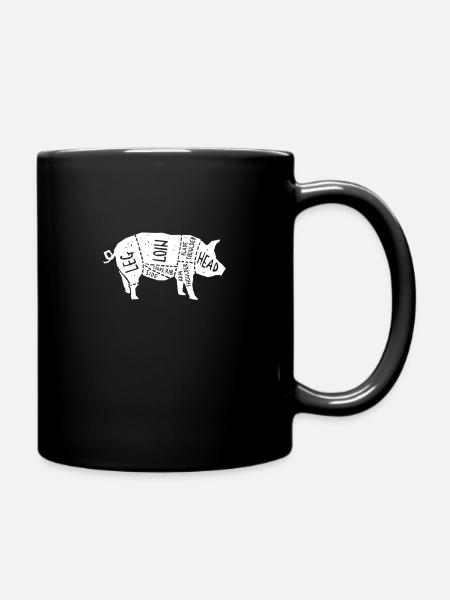 Viande de boucher cadeau de boucher - Mug uni - noir
