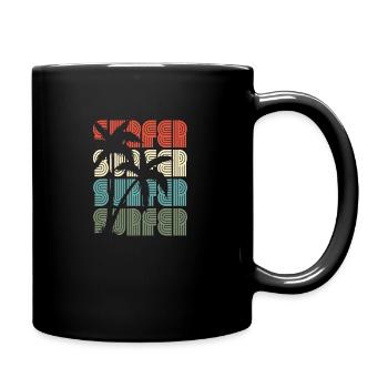 Palmiers de surf surfer - Mug uni - noir - Droite