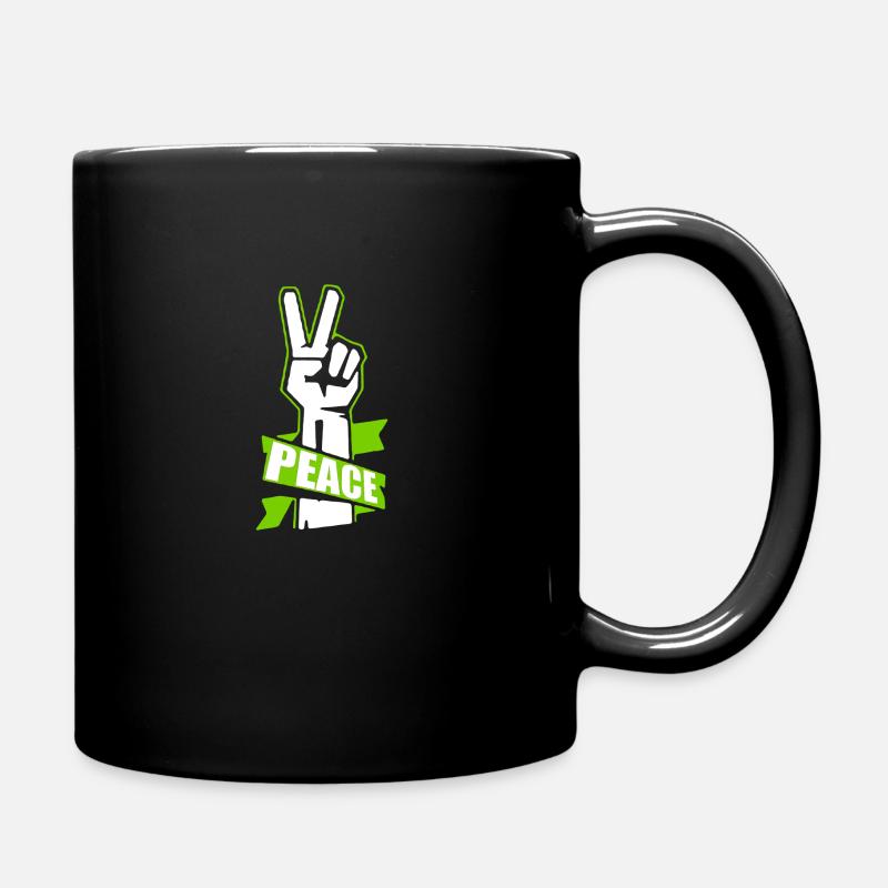 Peace - Full Colour Mug - black