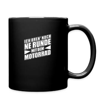 moto - Mug uni - noir - Droite