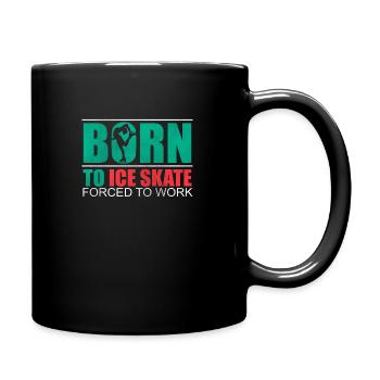 Skating Ice Skate Ice Skating Ice Skate - Full Colour Mug - black - Right