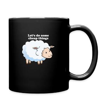 Mouton sait - Mug uni - noir - Droite