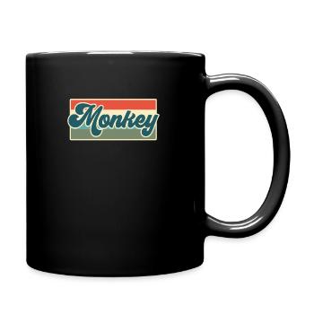 Monkey monkey monkey africa animals animal jungle - Full Colour Mug - black - Right
