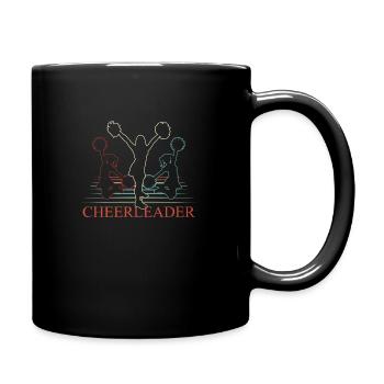 cheerleader - Full Colour Mug - black - Right
