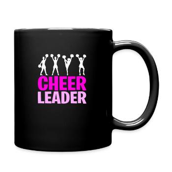 Cheerleader - Tasse einfarbig - Schwarz - Rechts