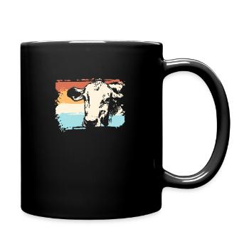 Cow cows - Full Colour Mug - black - Right