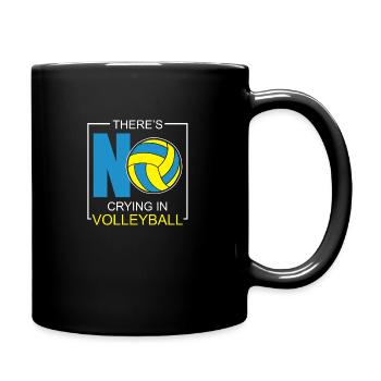 Volleyball Volleyballer Volleyball Set Volleyball - Tasse einfarbig - Schwarz - Rechts