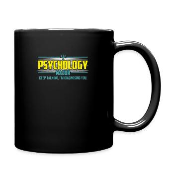 psychologie - Mug uni - noir - Droite