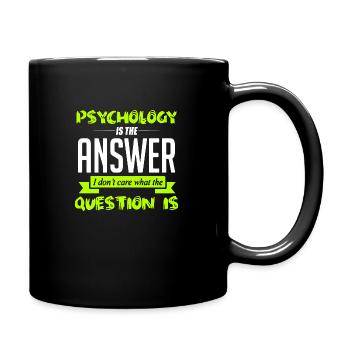 psychologie - Mug uni - noir - Droite