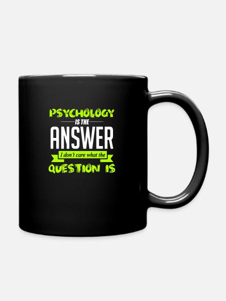 psychology - Full Colour Mug - black