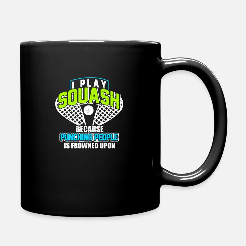 squash - Mug uni - noir