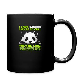 panda - Mug uni - noir - Droite