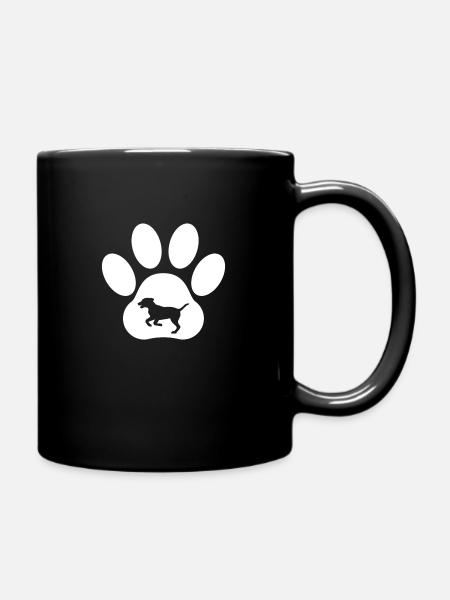 Dog's paw - Full Colour Mug - black