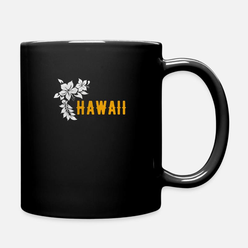 Hawaii - Tasse einfarbig - Schwarz