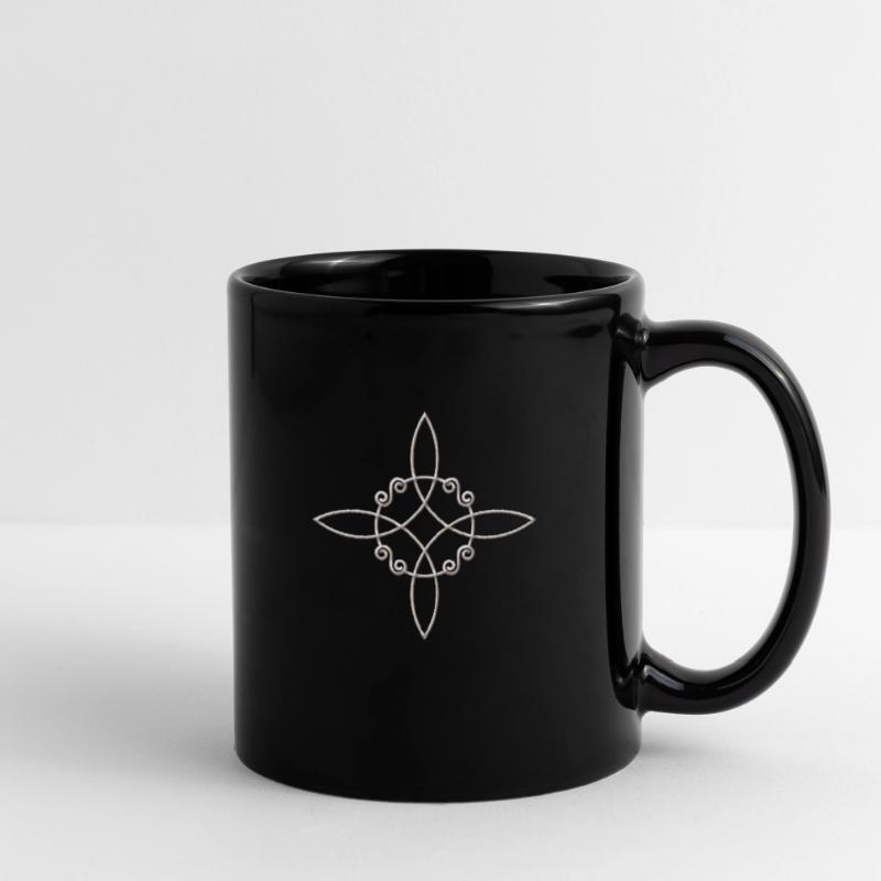 Witch`s Knot, Hexenknoten, Bindet die 4 Elemente Tasse einfarbig