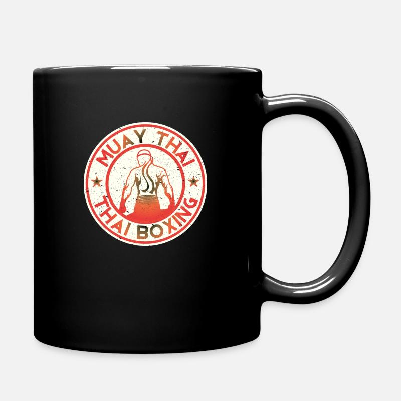 Boxe thai - Mug uni - noir