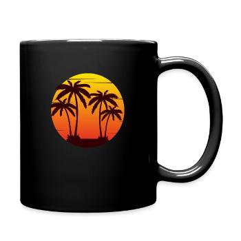 Summer feeling - Full Colour Mug - black - Right