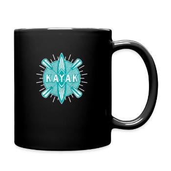 Kayak - Tasse einfarbig - Schwarz - Rechts