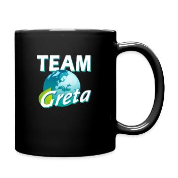 TEAM Greta - Tasse einfarbig - Schwarz - Rechts