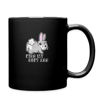 Lapin Lapin Lapin Mignons drôles animaux - Mug uni - noir - Droite