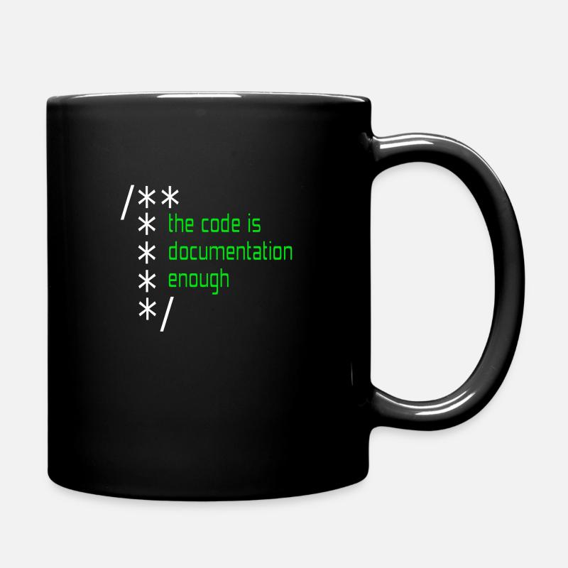 Computer programming - Full Colour Mug - black