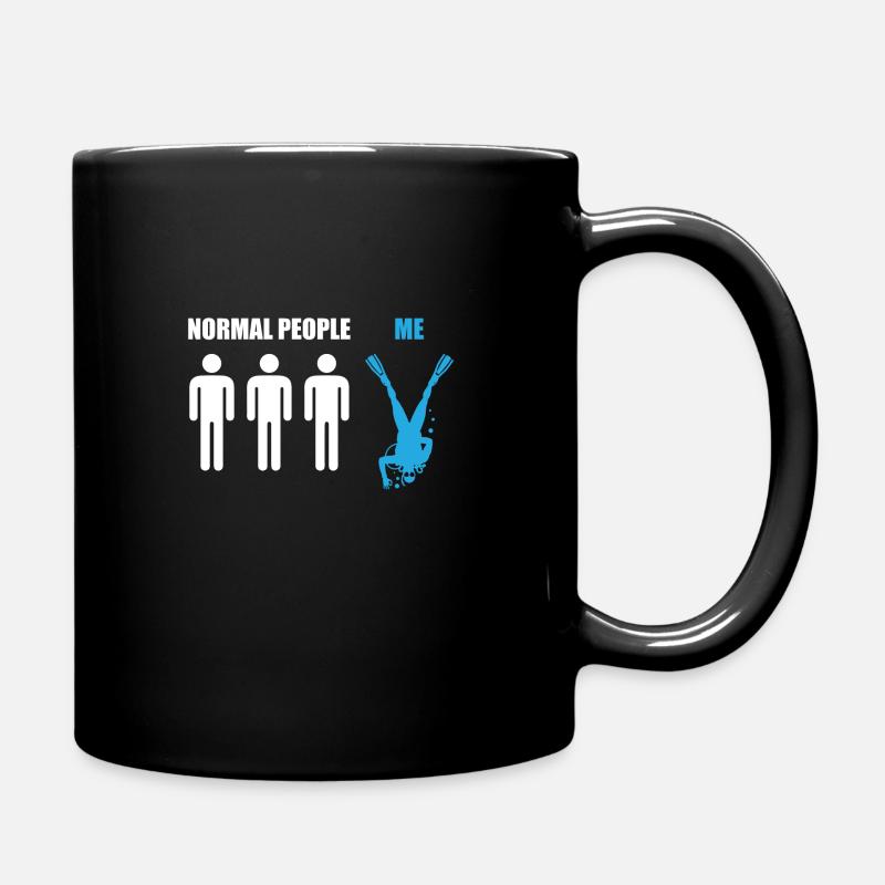 T-shirts de plongée | Plongée Idée cadeau de plongée - Mug uni - noir