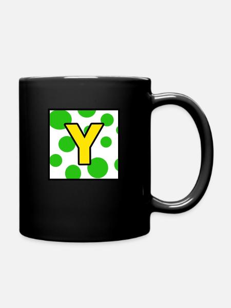 Yoshi - Full Colour Mug - black