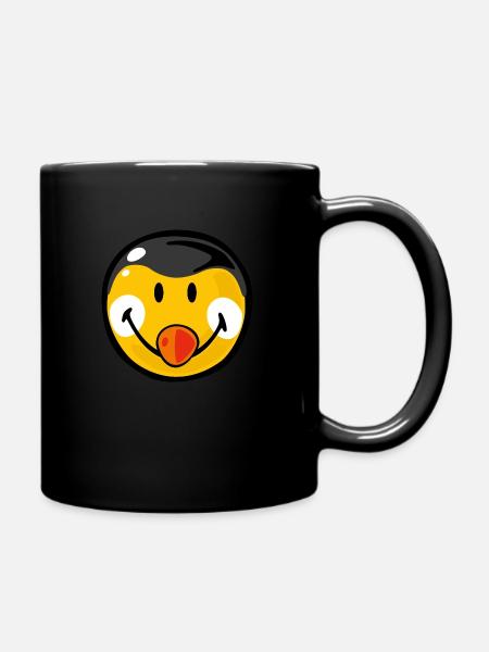 Smiley Penguin - Tasse einfarbig - Schwarz