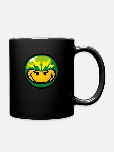 Smiley - Tasse einfarbig - Schwarz